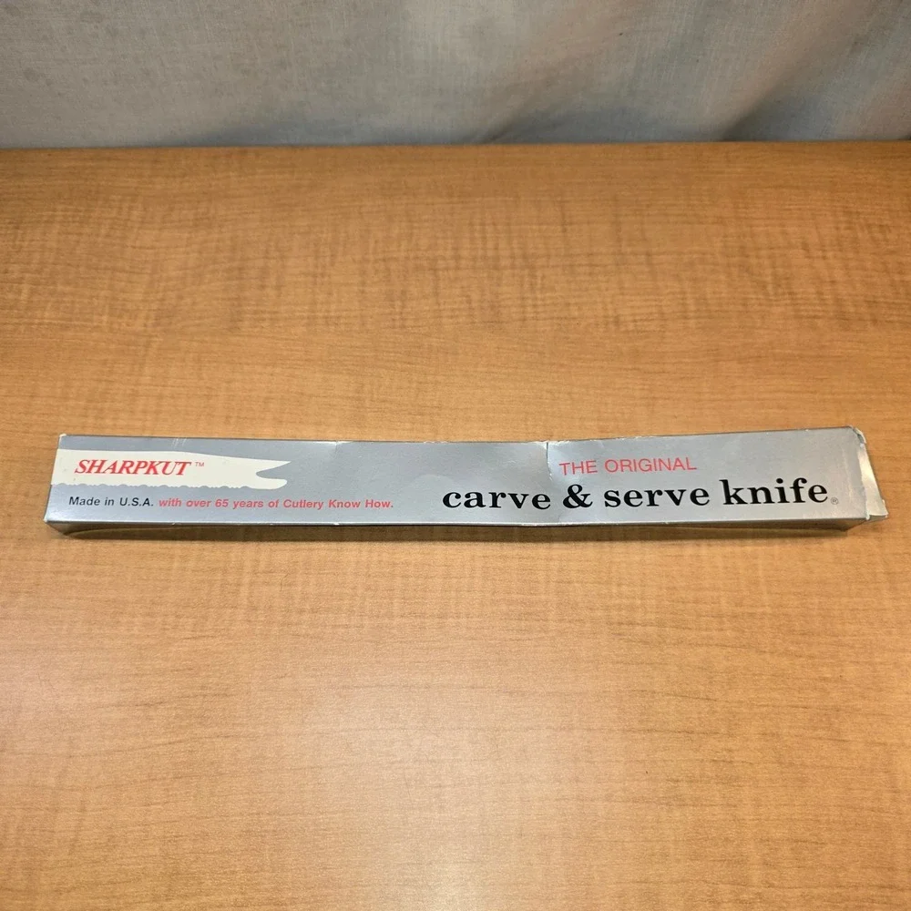 Quikut Sharpkut Surgical Stainless Steel Carve & Serve Knife Lifetime 8